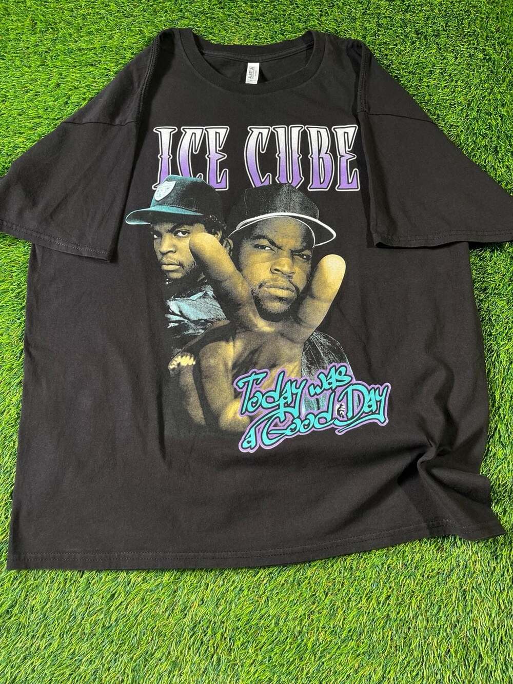 Alstyle Ice Cube Today Was A Good Day T-Shirt Size XL Black Rap Tee